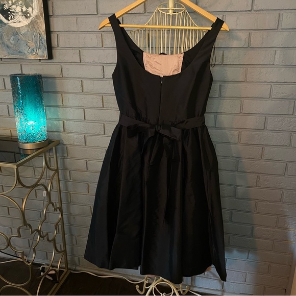 Adrianna Papell Timeless Sleeveless Black Blush Lace Mikado Dress-Sz 2/4 NWT - Picture 2 of 10